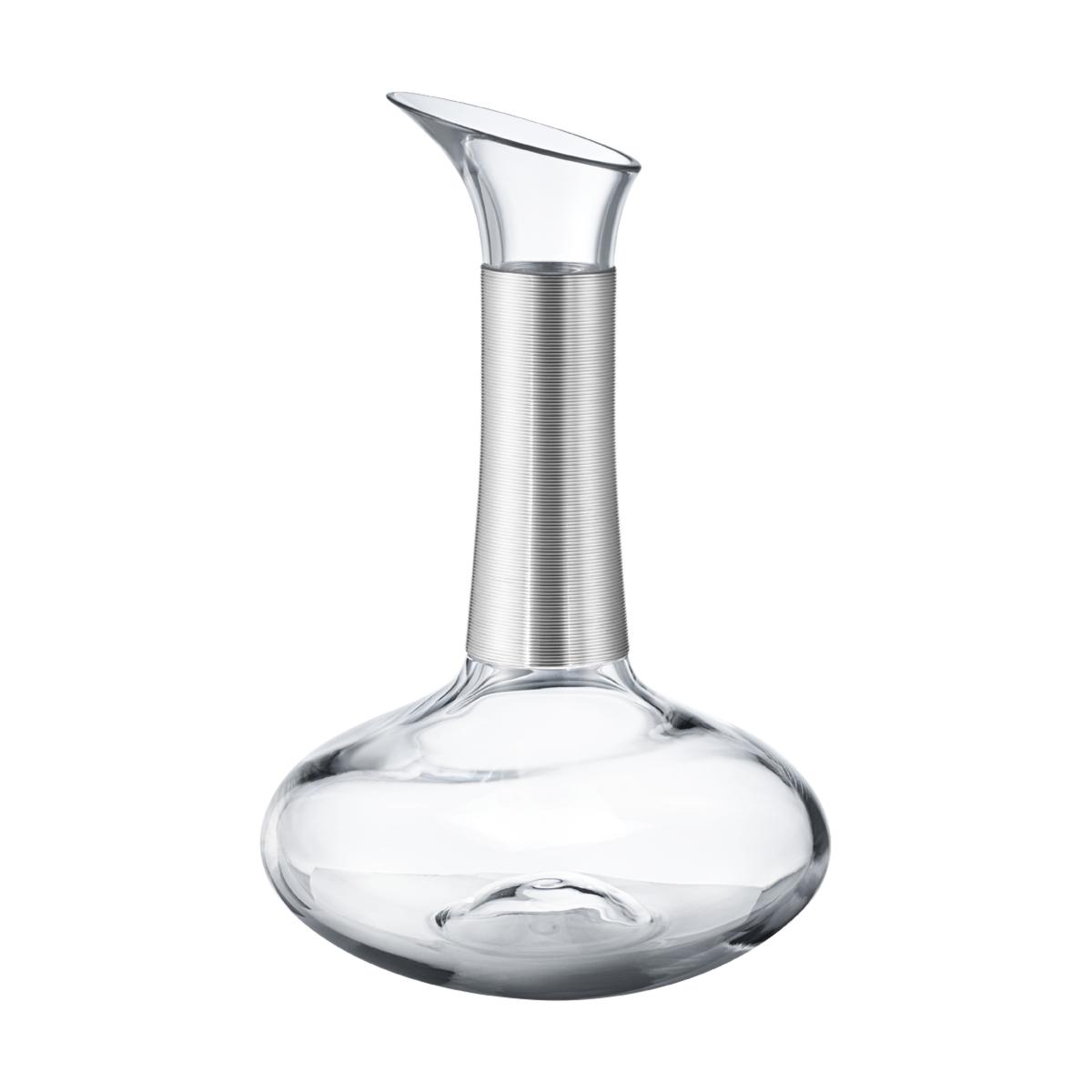 Crystal Carafe With Wire Fine Silverware