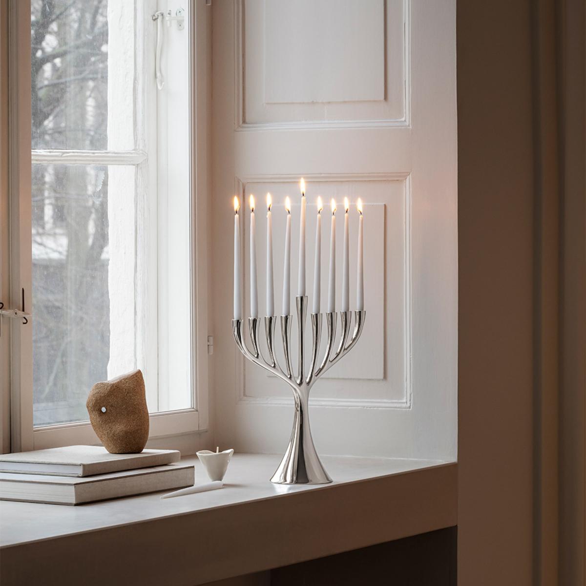 Menorah, Large Candle Holders